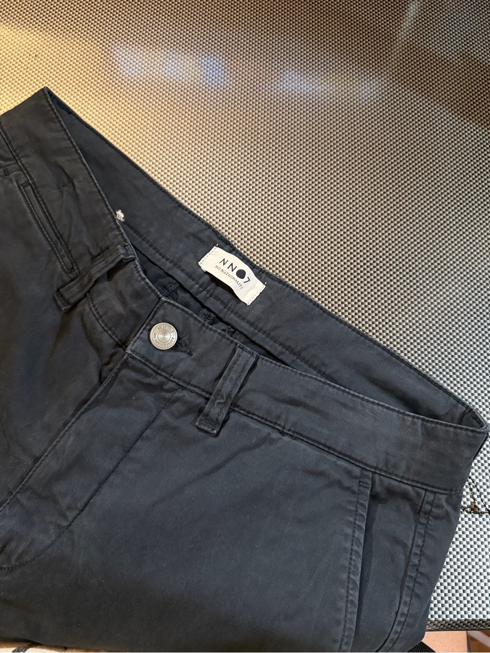 NWOT NN07 No Nationality Marco 1400 Men's 31x32 Chino black Pants Regular Fit